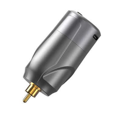 Grey Color RCA Wireless Tattoo Battery Portable Mini With Aluminum Material